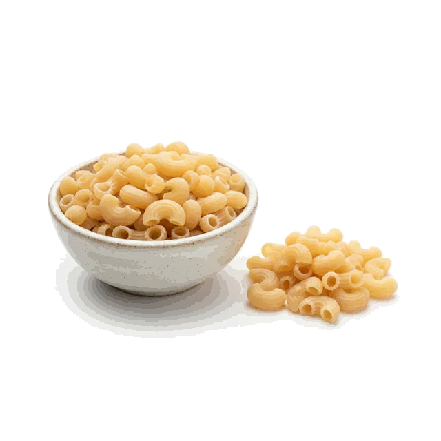 Singhara macaroni in a bowl